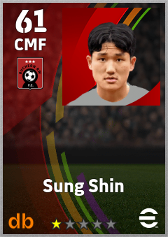 Sung Shin — CMF, OVR 61, MAX 61
