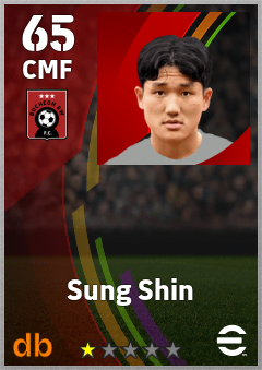 Sung Shin — CMF, OVR 65, MAX 65