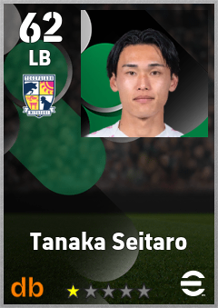 Tanaka Seitaro — LB, OVR 62, MAX 62