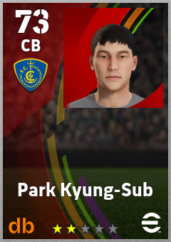 Park Kyung-Sub — CB, OVR 73, MAX 73