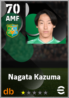Nagata Kazuma — AMF, OVR 70, MAX 70
