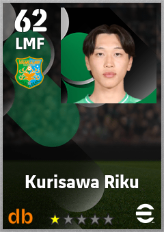 Kurisawa Riku — LMF, OVR 62, MAX 62