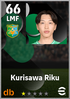 Kurisawa Riku — LMF, OVR 66, MAX 66