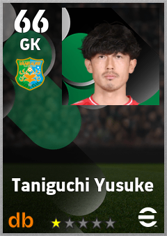 Taniguchi Yusuke — GK, OVR 66, MAX 66