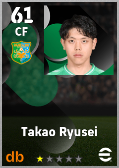 Takao Ryusei — CF, OVR 61, MAX 61