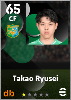 Takao Ryusei — CF, OVR 65, MAX 65