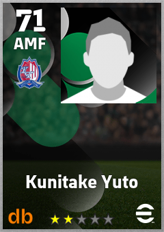 Kunitake Yuto — AMF, OVR 71, MAX 71