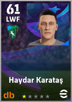 Haydar Karataş — LWF, OVR 61, MAX 61