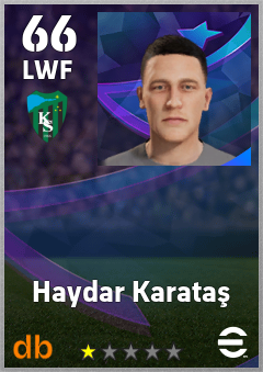 Haydar Karataş — LWF, OVR 66, MAX 66