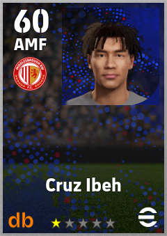 Cruz Ibeh — AMF, OVR 60, MAX 60