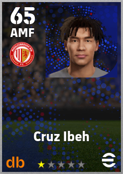 Cruz Ibeh — AMF, OVR 65, MAX 65