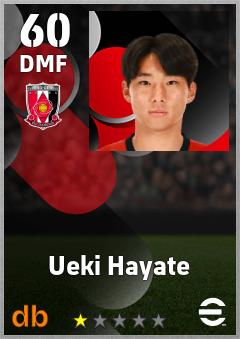 Ueki Hayate — DMF, OVR 60, MAX 60