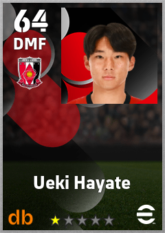 Ueki Hayate — DMF, OVR 64, MAX 64