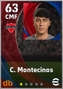 C. Montecinos — CMF, OVR 63, MAX 63
