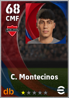 C. Montecinos — CMF, OVR 68, MAX 68
