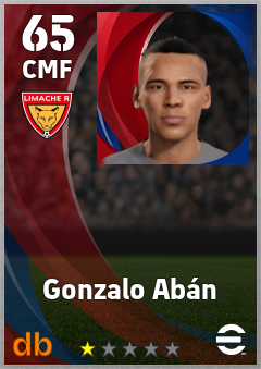 Gonzalo Abán — CMF, OVR 65, MAX 65