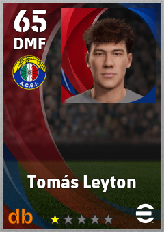 Tomás Leyton — DMF, OVR 65, MAX 65