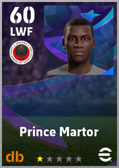 Prince Martor — LWF, OVR 60, MAX 60