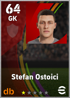 Stefan Ostoici — GK, OVR 64, MAX 64