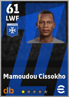 Mamoudou Cissokho — LWF, OVR 61, MAX 61