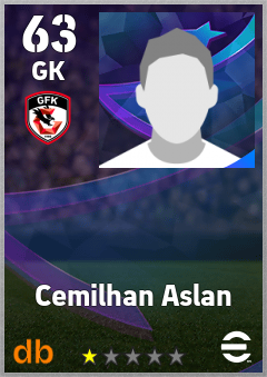 Cemilhan Aslan — GK, OVR 63, MAX 63