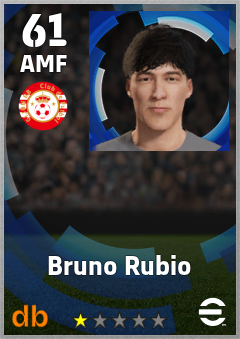 Bruno Rubio — AMF, OVR 61, MAX 61