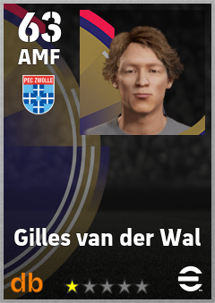 Gilles van der Wal — AMF, OVR 63, MAX 63
