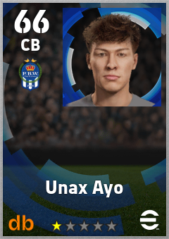 Unax Ayo eFootball player card