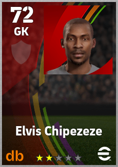 Elvis Chipezeze eFootball player card