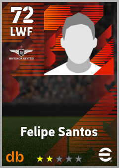 Felipe Santos — LWF, OVR 72, MAX 72