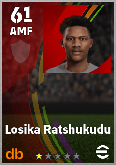 Losika Ratshukudu — AMF, OVR 61, MAX 61