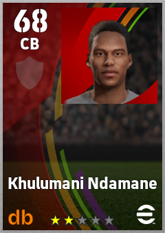 Khulumani Ndamane — CB, OVR 68, MAX 68