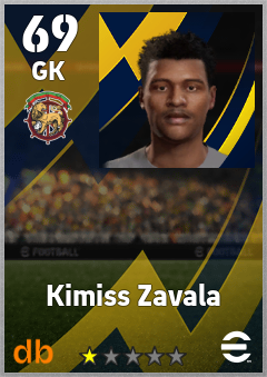 Kimiss Zavala — GK, OVR 69, MAX 69