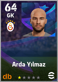 Arda Yılmaz — GK, OVR 64, MAX 64