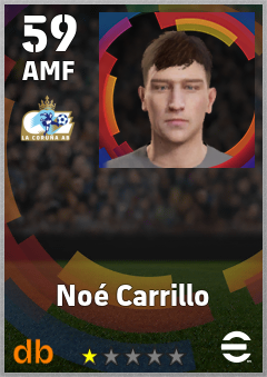 Noé Carrillo — AMF, OVR 59, MAX 59