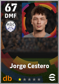 Jorge Cestero — DMF, OVR 67, MAX 67