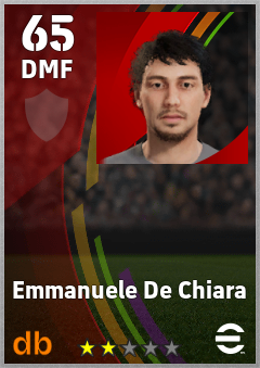 Emmanuele De Chiara eFootball player card