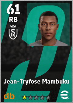 Jean-Tryfose Mambuku — RB, OVR 61, MAX 61
