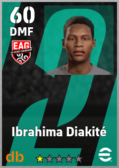 Ibrahima Diakité — DMF, OVR 60, MAX 60