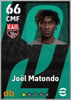 Joël Matondo — CMF, OVR 66, MAX 66