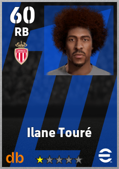 Ilane Touré — RB, OVR 60, MAX 60