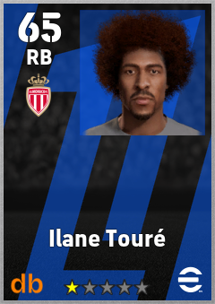 Ilane Touré eFootball player card