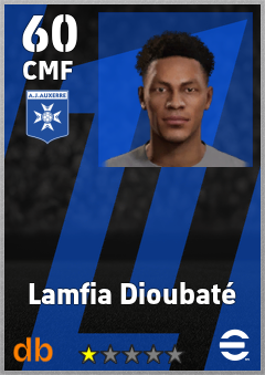 Lamfia Dioubaté — CMF, OVR 60, MAX 60