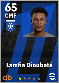 Lamfia Dioubaté — CMF, OVR 65, MAX 65