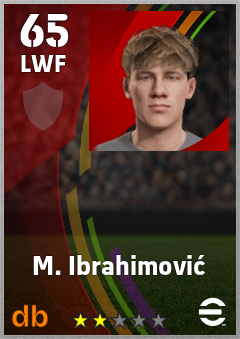 M. Ibrahimović eFootball player card
