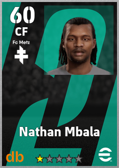 Nathan Mbala — CF, OVR 60, MAX 60