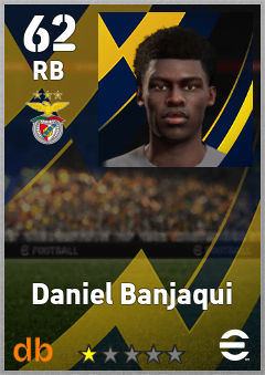 Daniel Banjaqui — RB, OVR 62, MAX 62