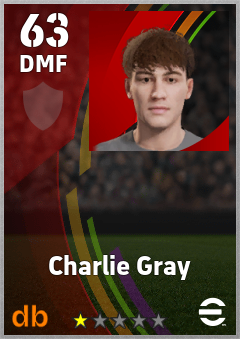 Charlie Gray eFootball player card