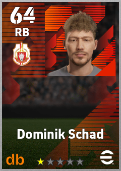 Dominik Schad — RB, OVR 64, MAX 64