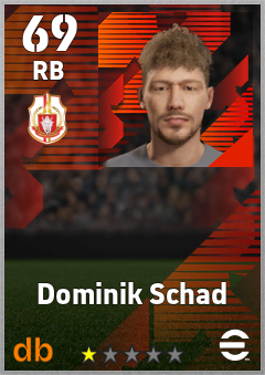 Dominik Schad — RB, OVR 69, MAX 69